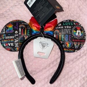 Disney Rainbow Mickey Mouse Ears Headband